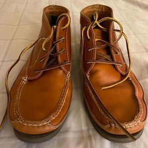 Sperry Top-Sider For J.Crew Men's US 9.5 M Brown Leather Ankle Chukka Boat Boots
